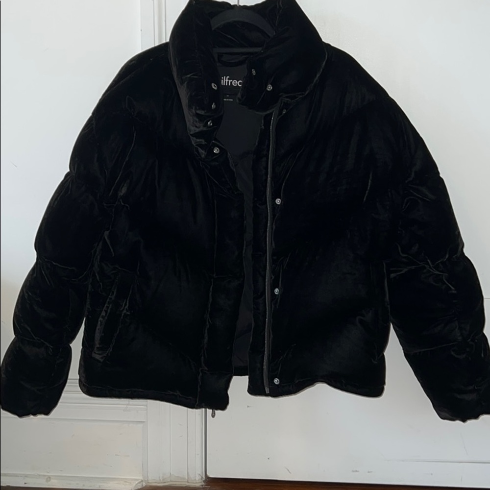 Aritzia velvet cloud puff super puff puffer